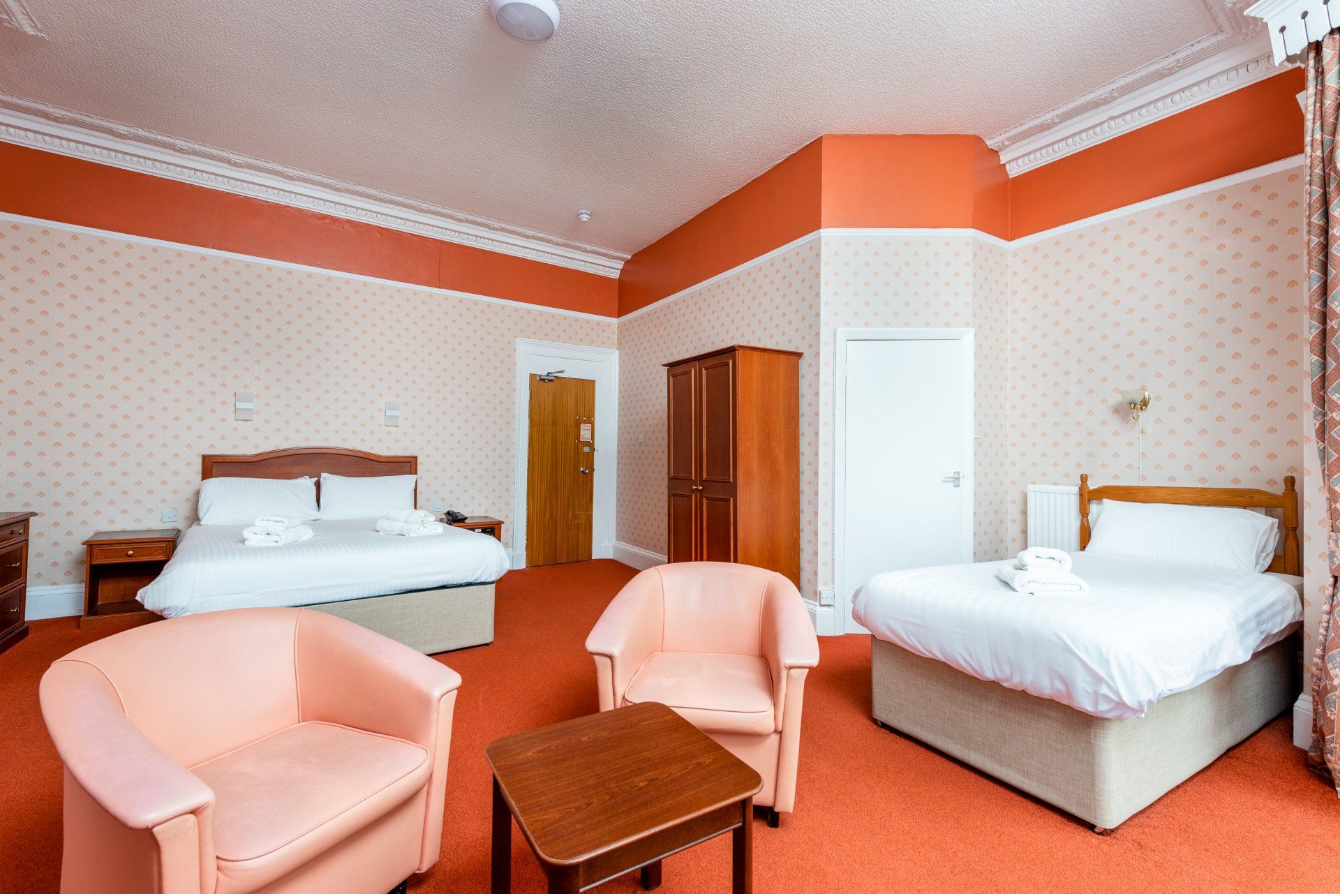 Treble Superior Room at the Esplanade Hotel, Scarborough
