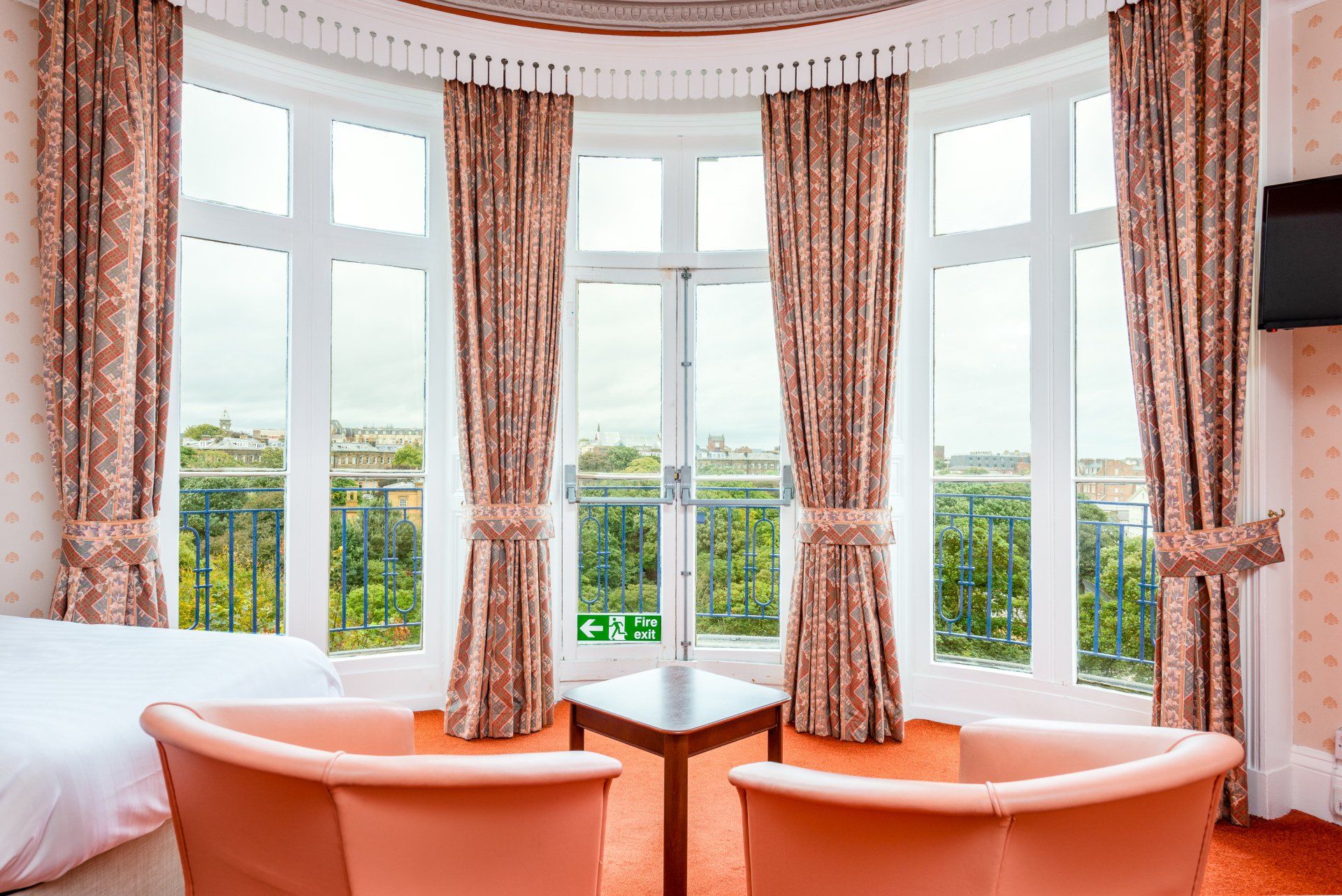 View of the Garden at the Esplanade Hotel, Scarborough