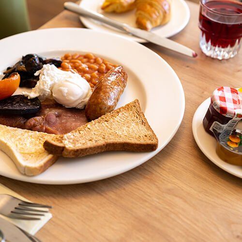 Breakfast at the Esplanade Hotel, Scarborough