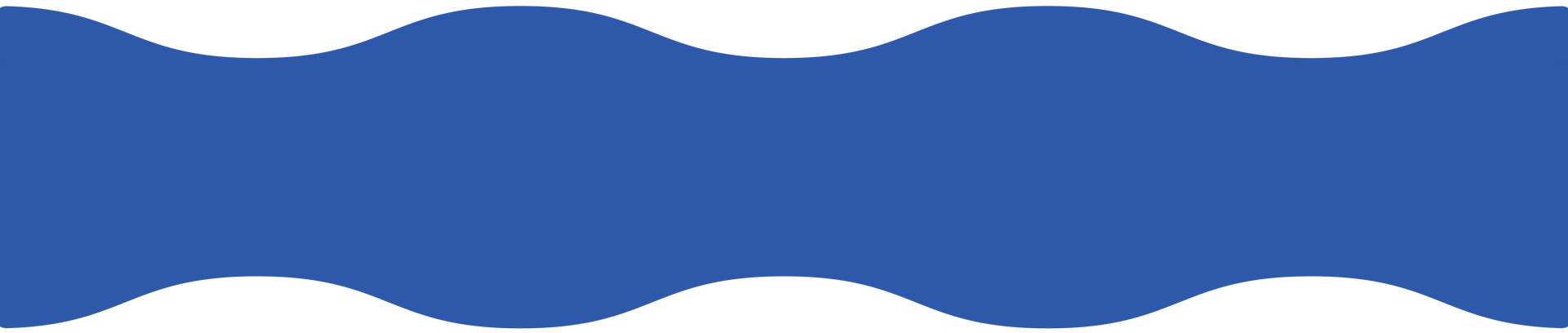 Bannière horizontale ondulée bleue et blanche.