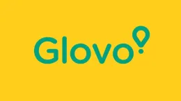 Il logo Glovo, composto dalla scritta verde 