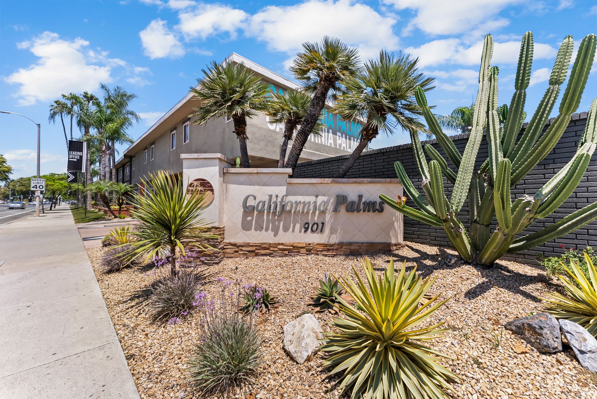 California Palms monument sign