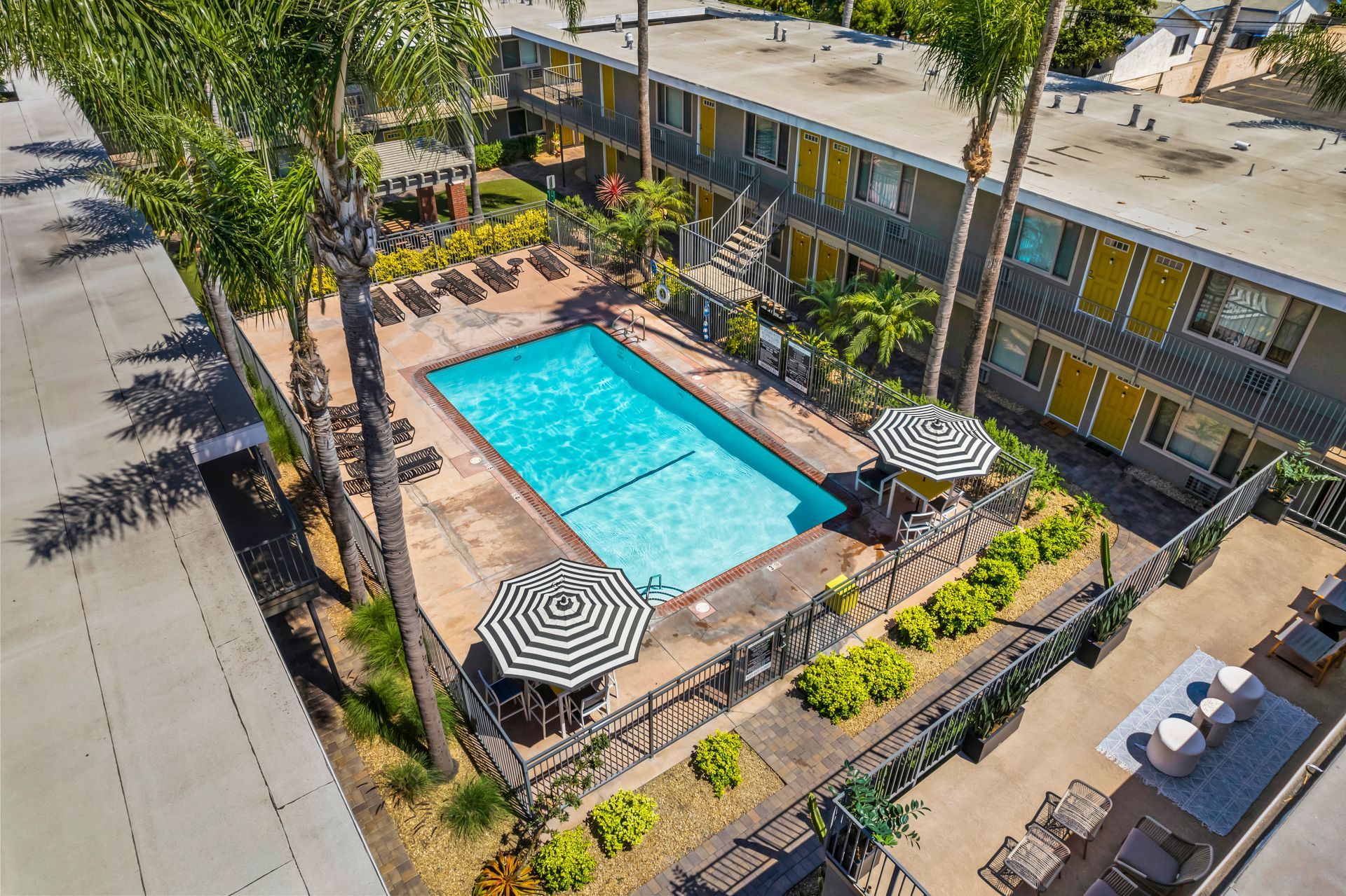 Exterior Amenities- pool by drone