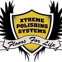 Xtreme Polishing Systems logo with yellow shield and black text, “Floors For Life” banner