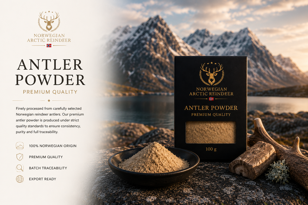 Antler Powder packaging