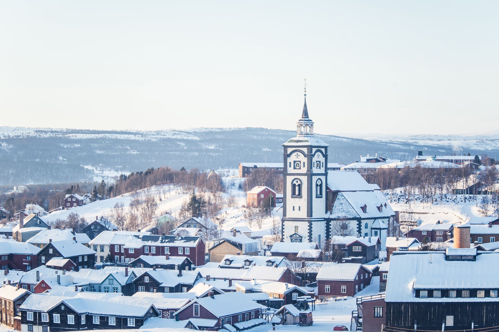 Røros, Norway — iconic heritage town in winter