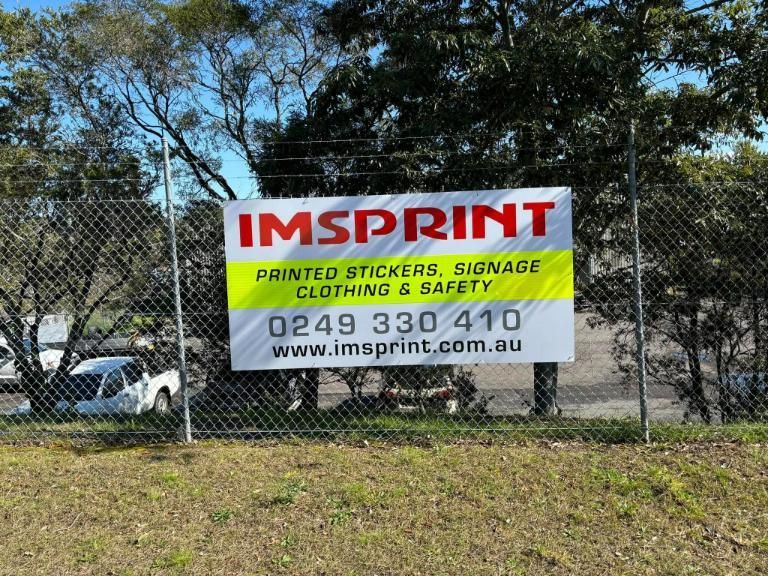 A Sign for Imsprint Printed Stickers Signage Clothing and Safety — Imsprint in East Maitland, NSW
