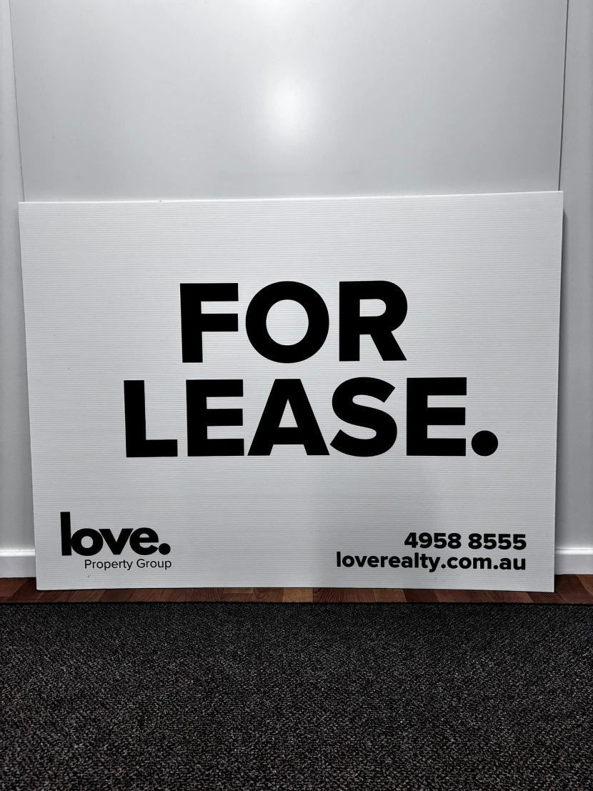 A Sign that Says For Lease — Imsprint in East Maitland, NSW