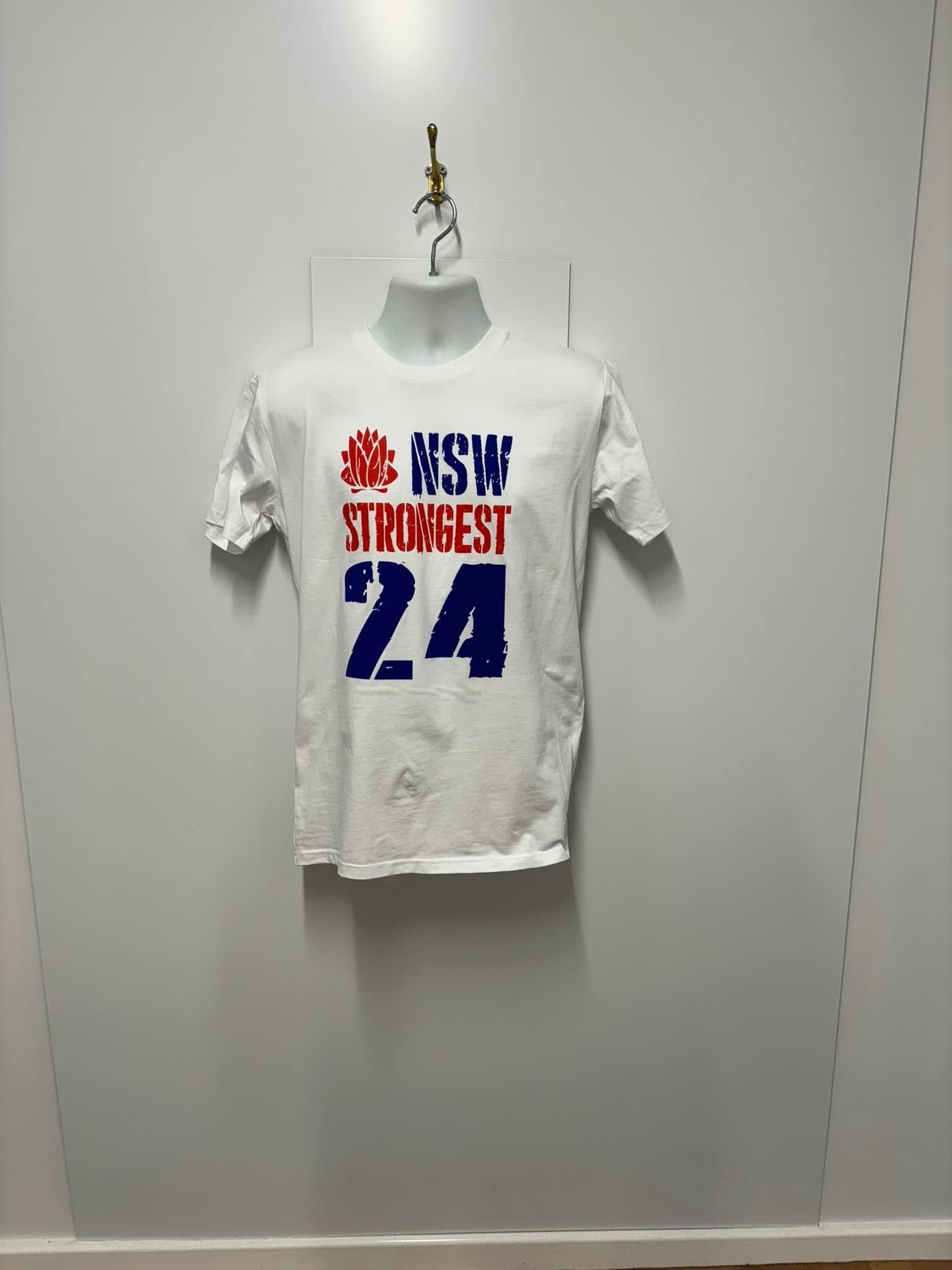 A Person Is Holding a Piece of Paper Over a White T-Shirt — Imsprint in East Maitland, NSW