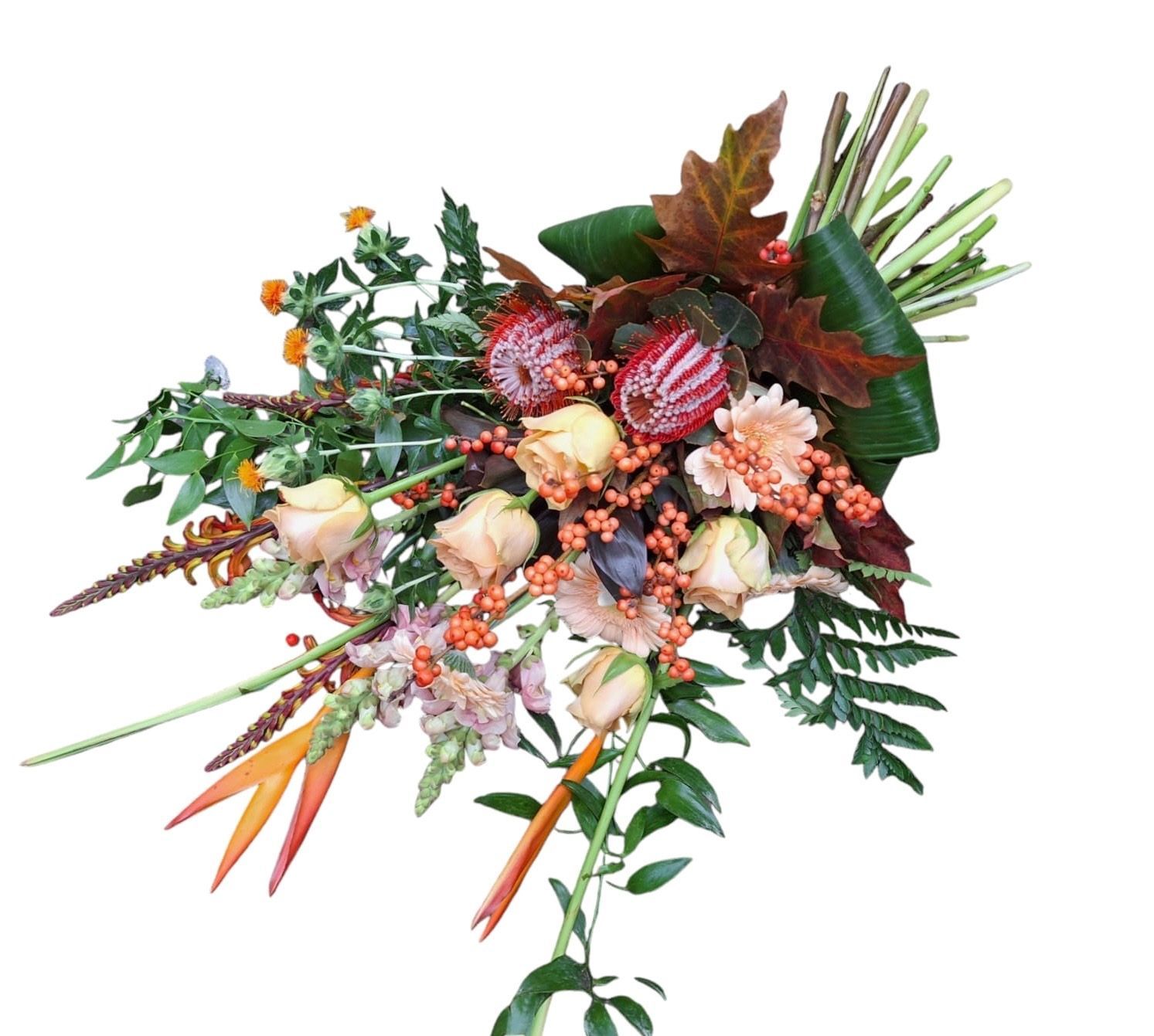 Bloemen voor een uitvaart in Naaldwijk