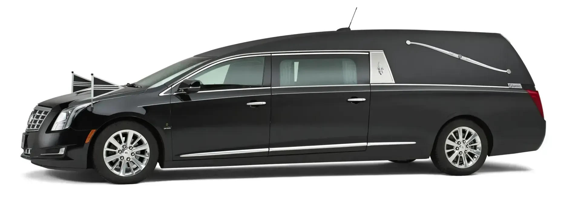 Rouwauto Cadillac zwart
