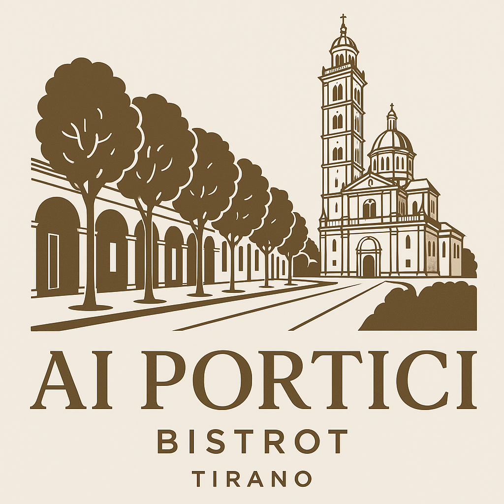A logo for ai portici bistrot in tirano