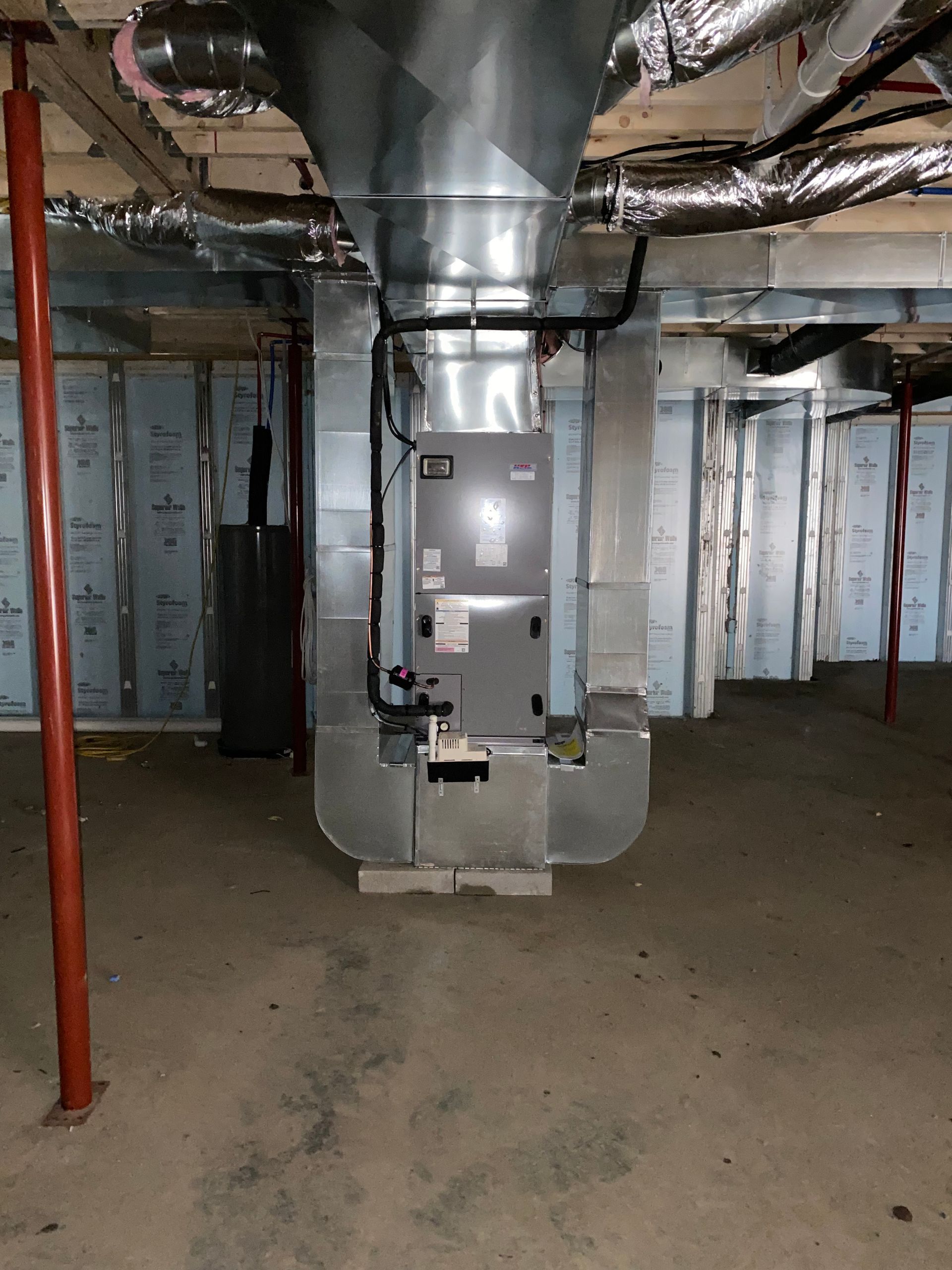 Technician Vacuum Pump Evacuates — Fairmont, WV — Jeff Stewart Heating & Cooling