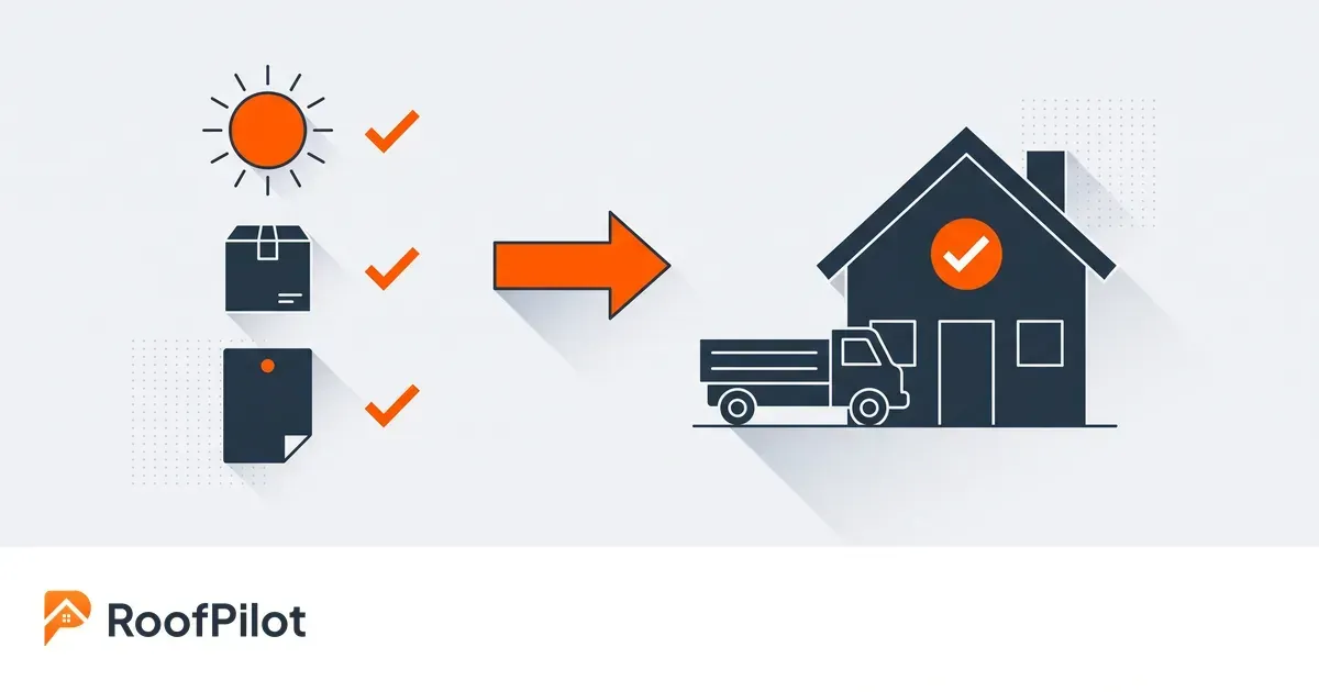 roofing job readiness