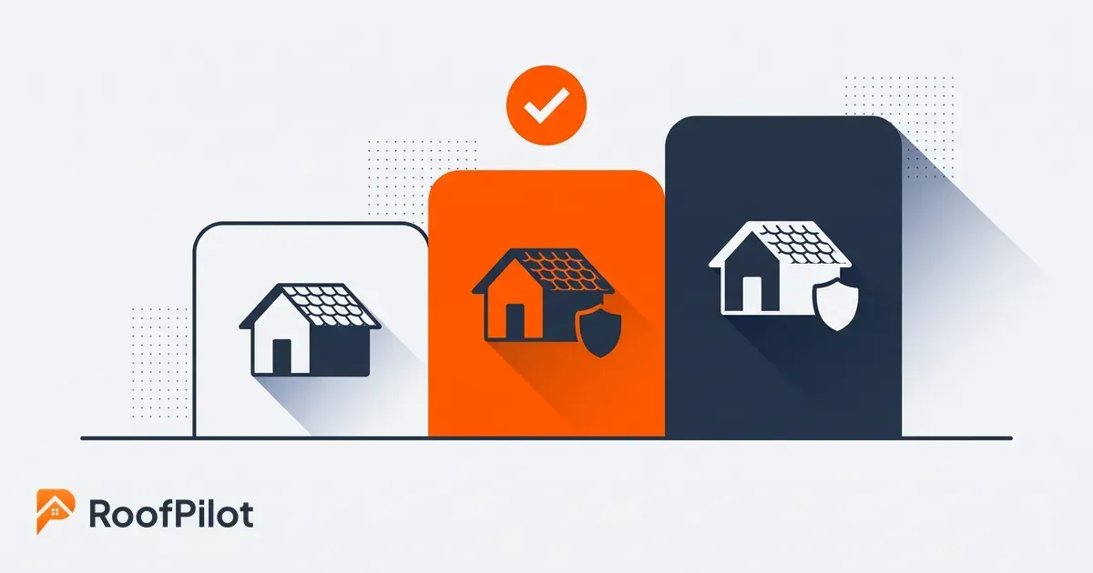 good better best roofing pricing