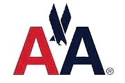 American Airlines logo: red and blue