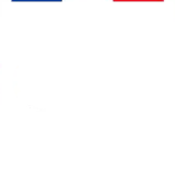 Logo de Cuisine Côte Ouest en blanc sur fond noir avec une ligne rouge en dessous