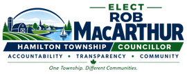 Rob MacArthur, Candidate for Councillor in the Hamilton Township Municipal Election