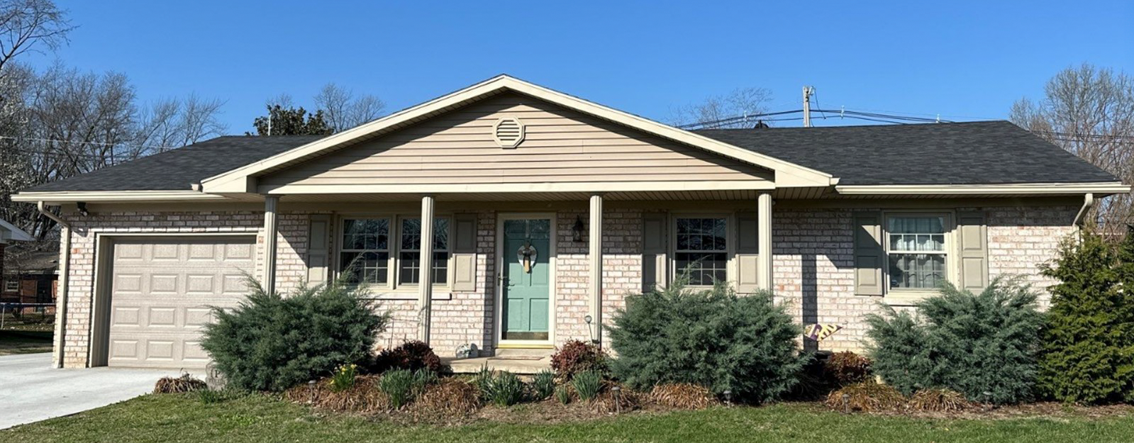 Professional asphalt roof installation by Red Beaver Construction.