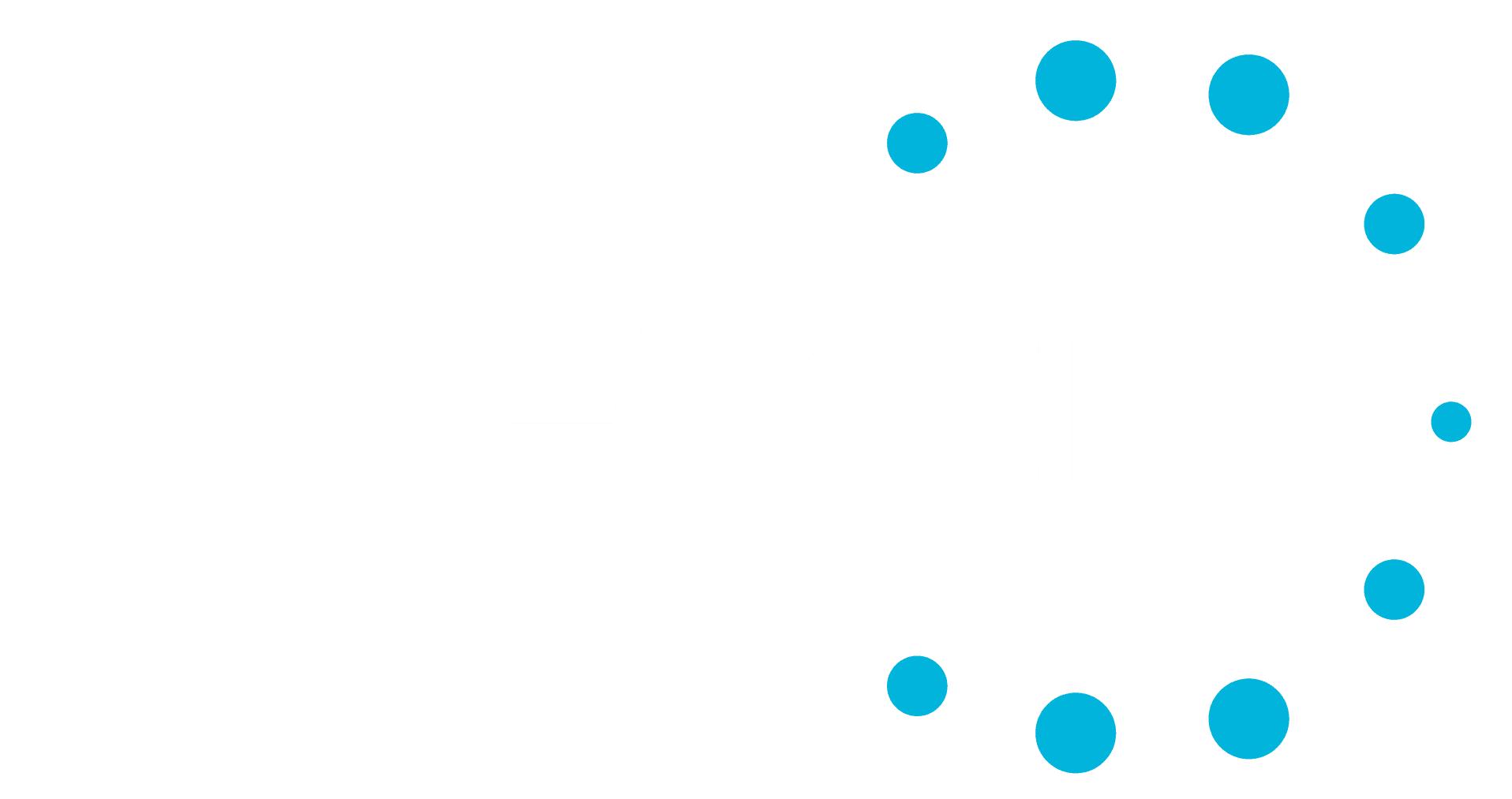 Blue dots in a circular pattern, animating to indicate loading or progress.