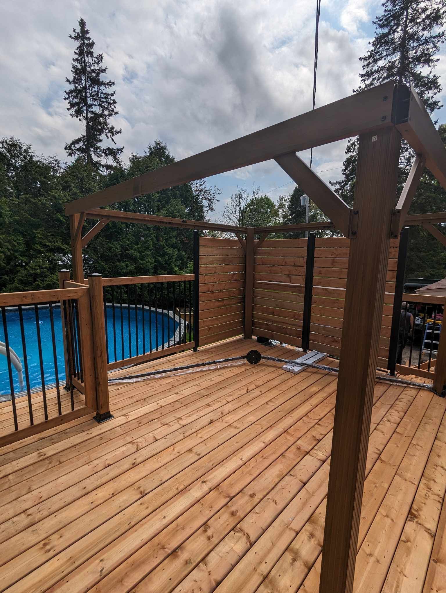 Patio et piscine