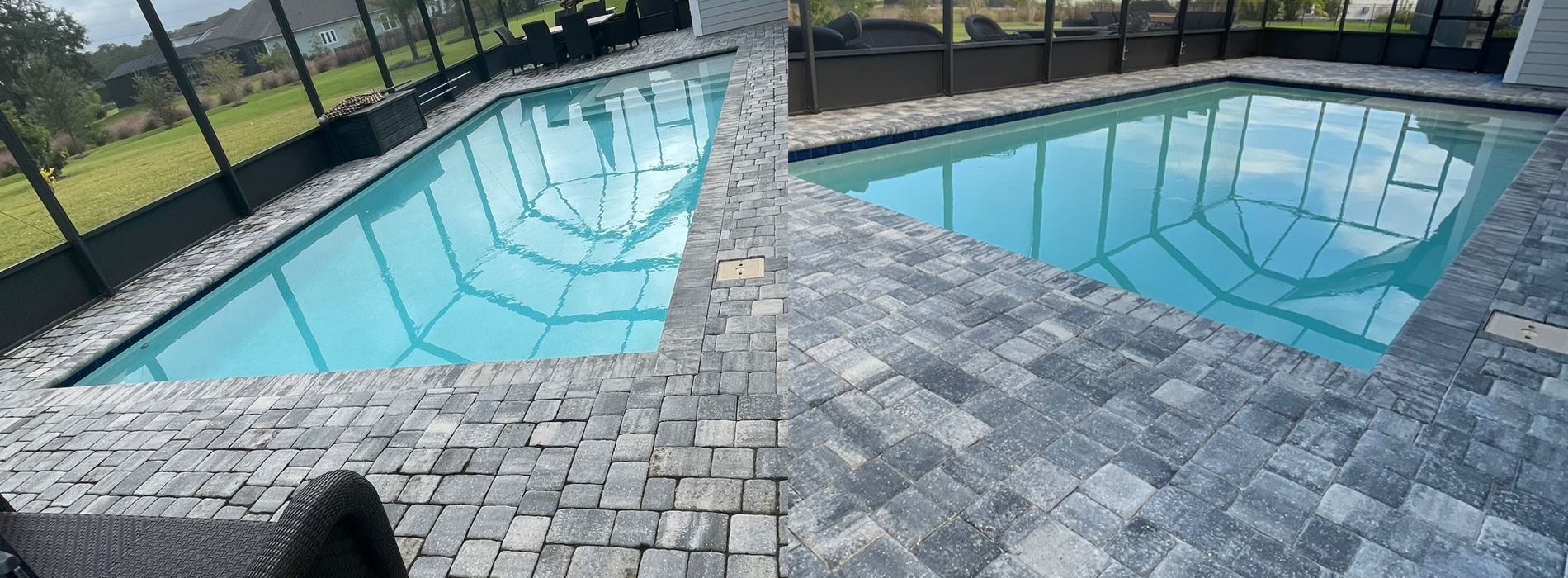 Pool Deck Paver Sealing