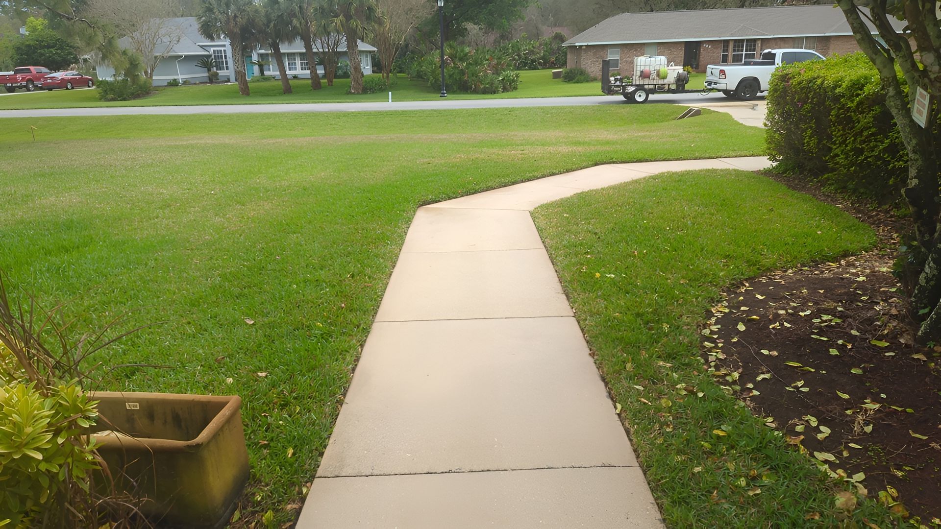 Driveway Pressure Washing