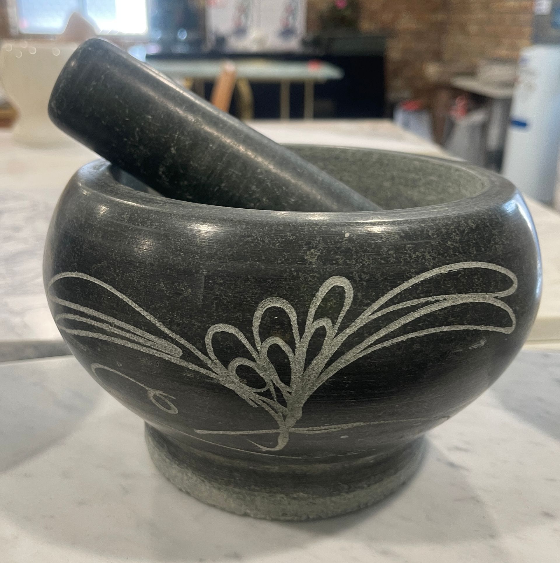 Granite Mortar and Pestle