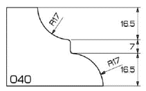 A Black and White Drawing of A Piece of Paper with Measurements on It — Sheridan Stone Aust in Toormina, NSW