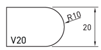 A Black and White Drawing of A Rectangle with A Circle in The Middle — Sheridan Stone Aust in Toormina, NSW