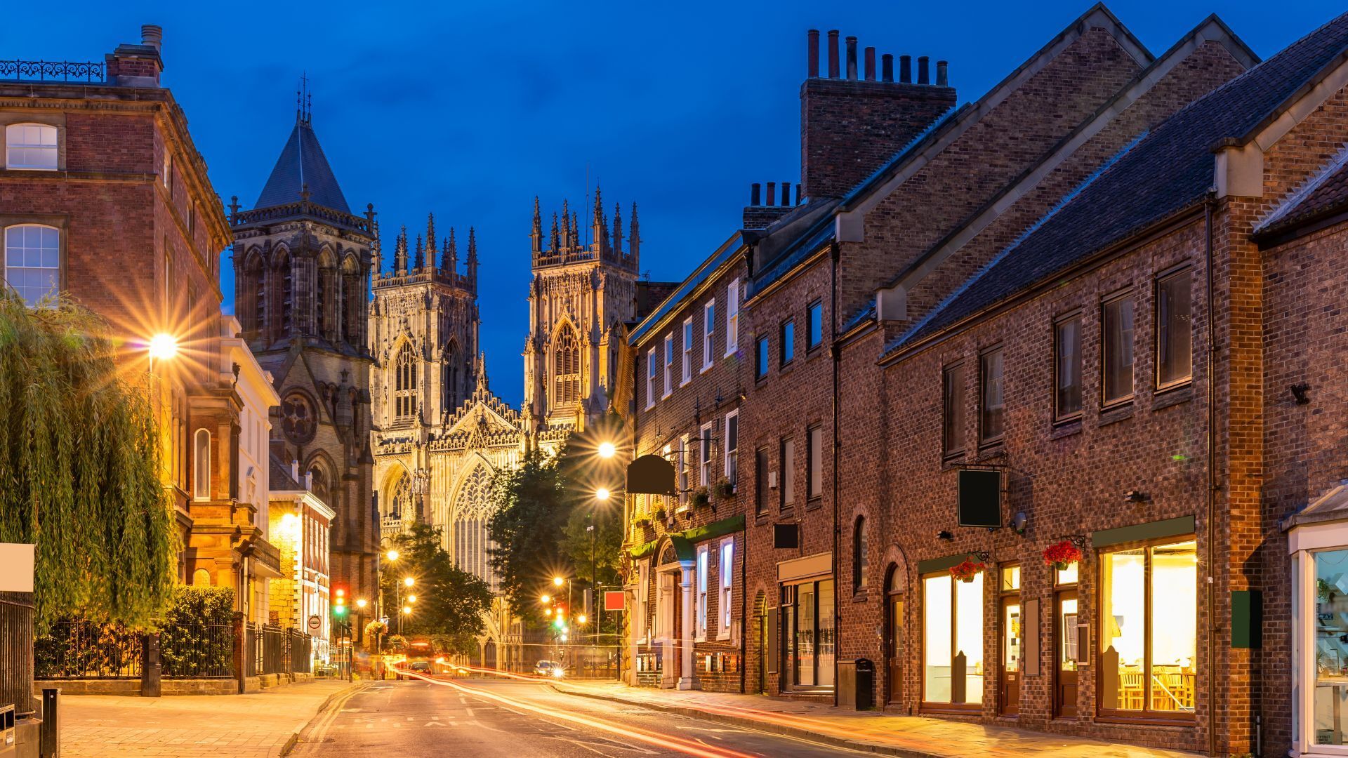 york at night