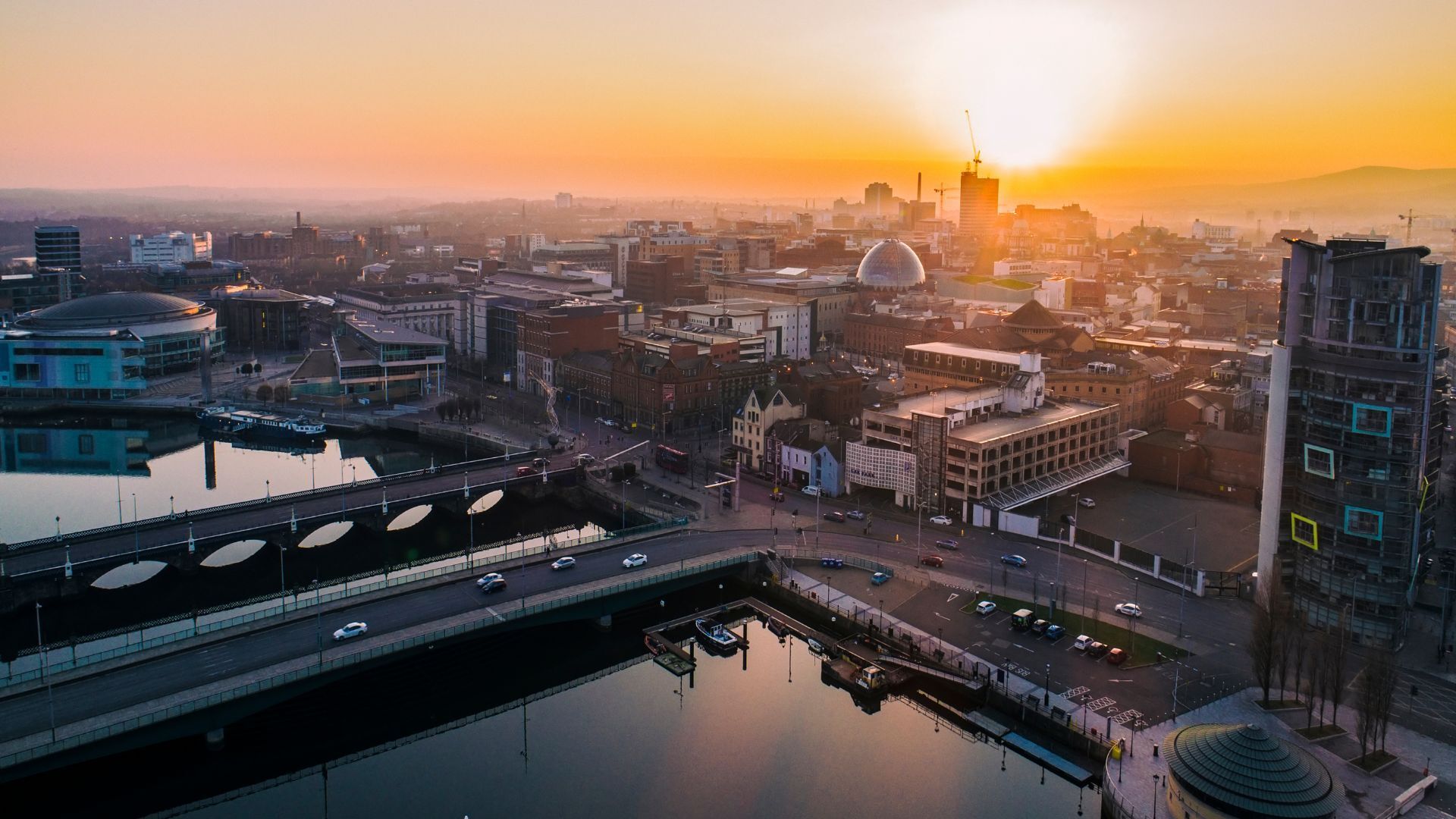 belfast birds eye view