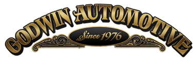 Goodwin Automotive logo with gold text and “Since 1976” on a black background