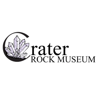 Grater Rock Museum logo with crystal illustration