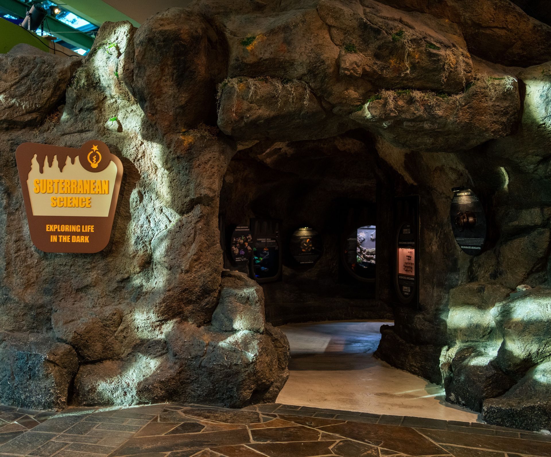 Cave-like entrance to