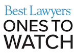 Best Lawyers: Ones to Watch logo in blue and black.