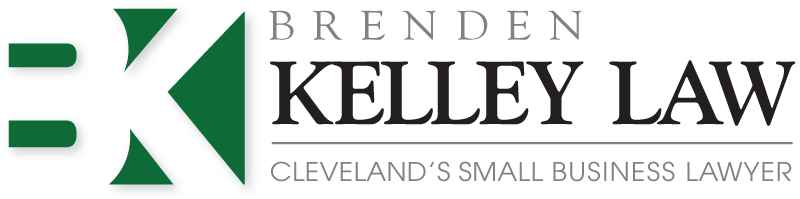 Logo for Brenden Kelley Law, a small business lawyer in Cleveland. Green