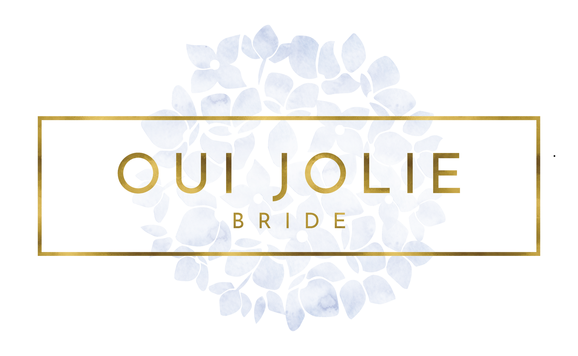 Gold-framed logo with
