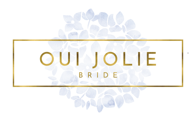 Gold-framed logo with 