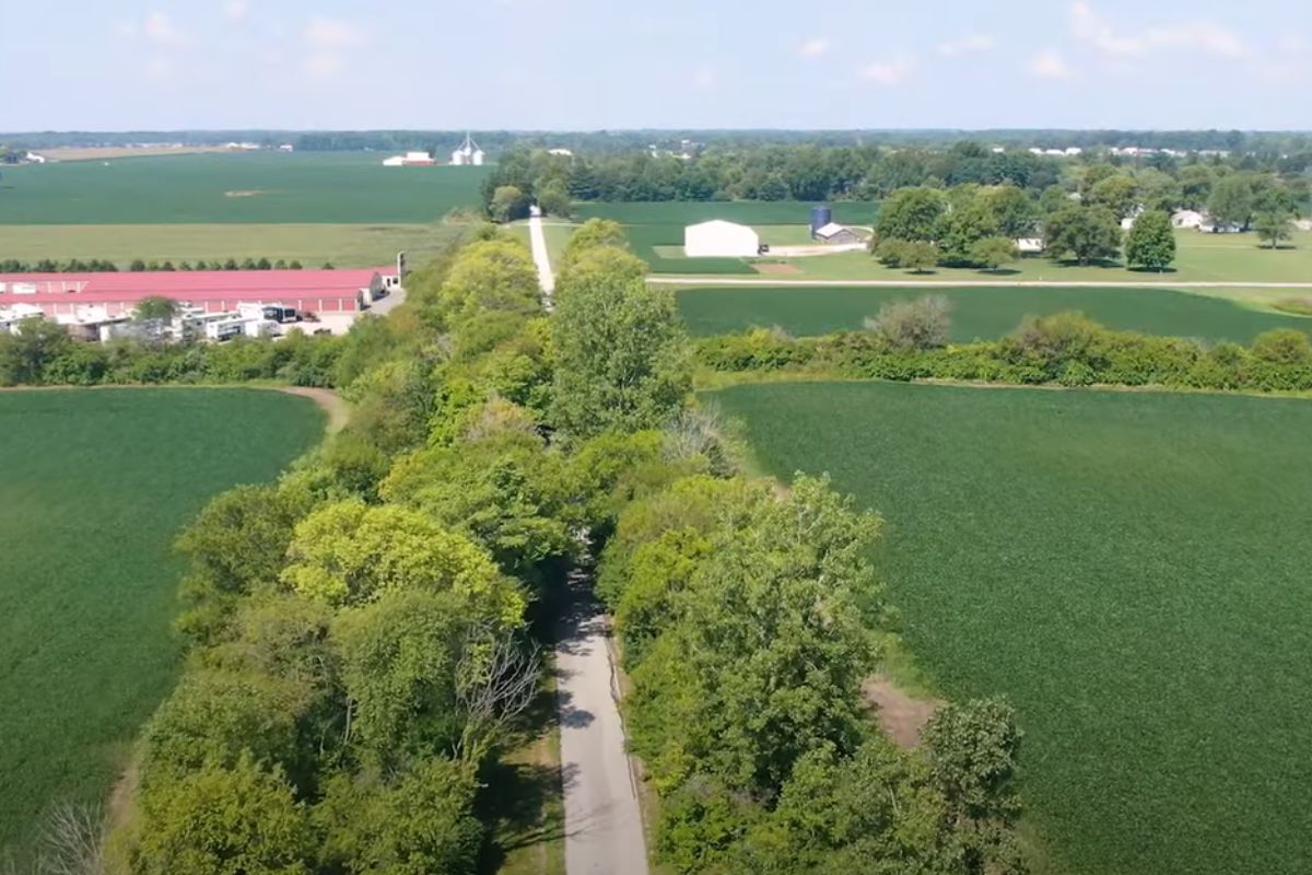 Pennsy trail in Hancock County