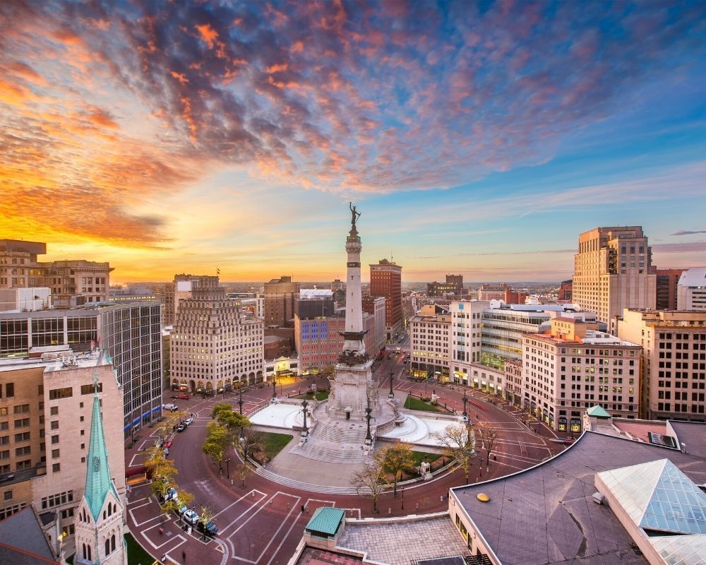 Roundabout in Downtown Indianapolis, 5 Reasons Not to live in Indianapolis