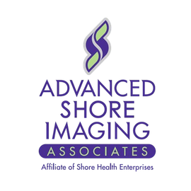 Advanced Shore Imaging Associates logo in purple and green with “Affiliate of Shore Health Enterprises” tagline