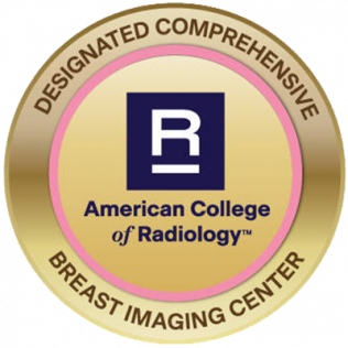 American College of Radiology designated comprehensive breast imaging center seal