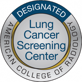 Designated American College of Radiology Lung Cancer Screening Center logo