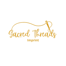 Golden logo with the words 