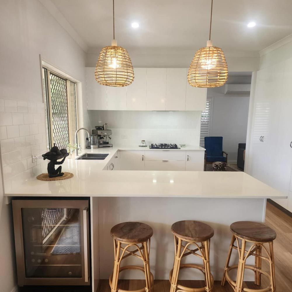 Custom Cabinets On Kitchen