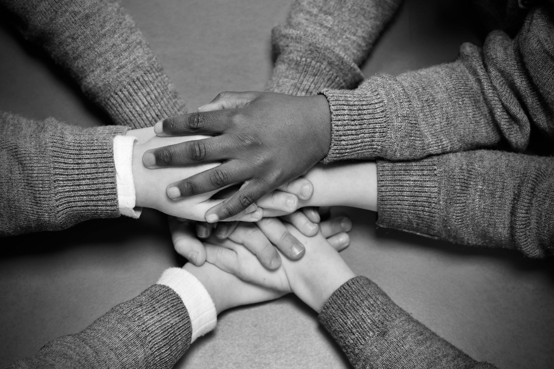 hands together