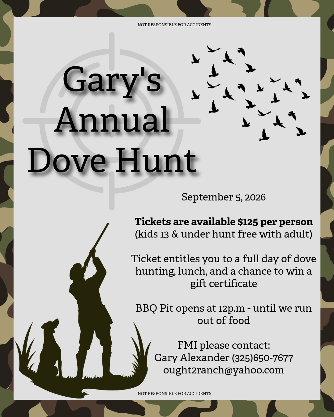 Garys Annual hunt