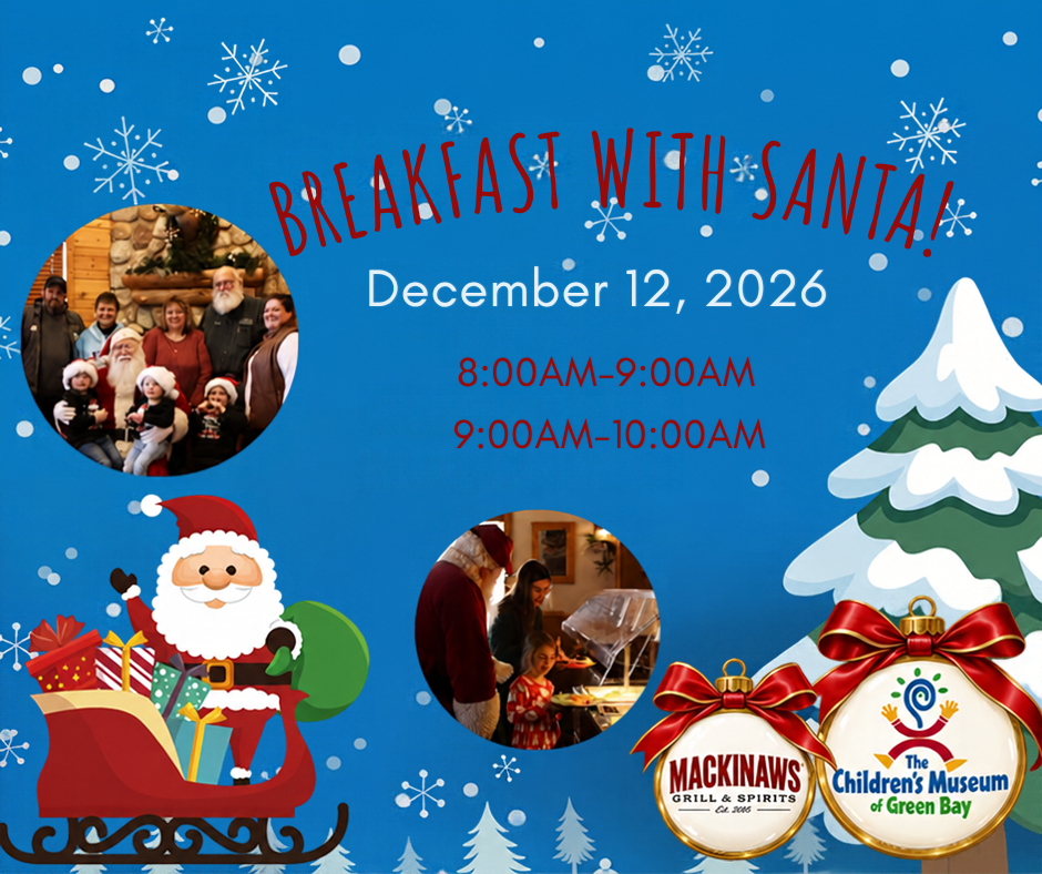 Blue holiday flyer for