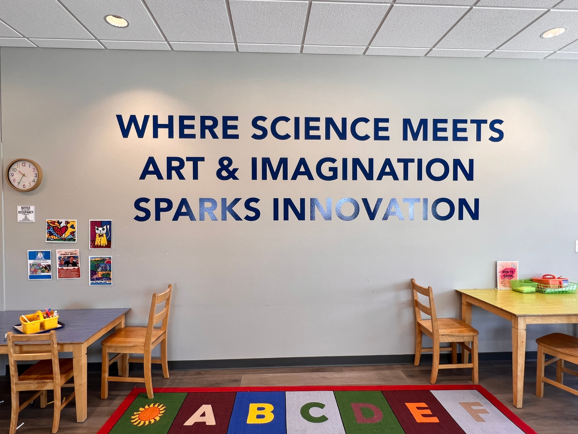 The Imagination Station Wall